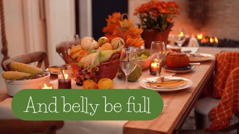 THIS THANKSGIVING at 10 seconds