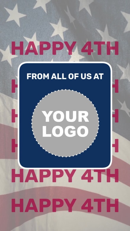 HAPPY 4TH at 11 seconds