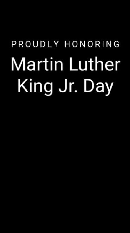 MLK DAY at 12 seconds