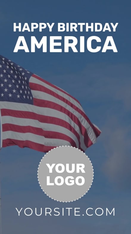 HAPPY BIRTHDAY USA at 12 seconds