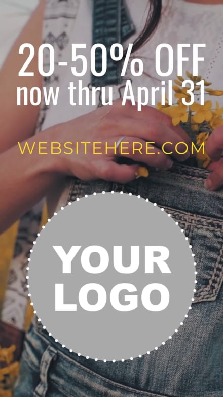 SPRING SALE at 12 seconds
