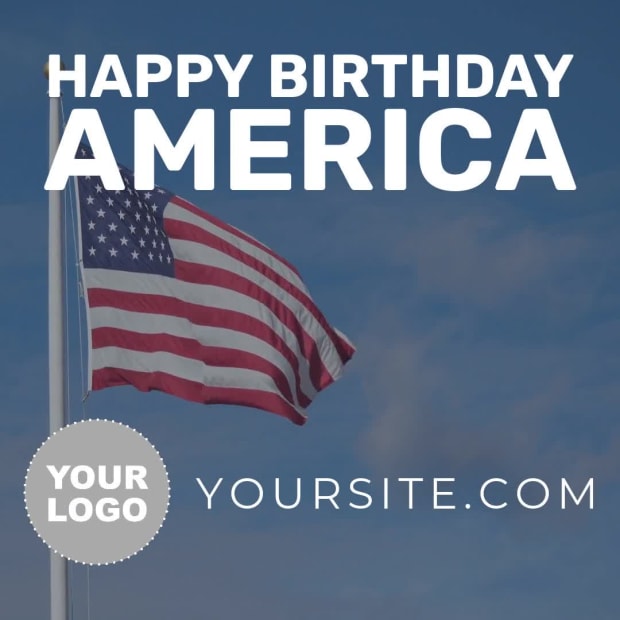 HAPPY BIRTHDAY USA at 12 seconds