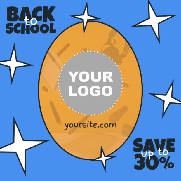 BACK TO SCHOOL at 12 seconds