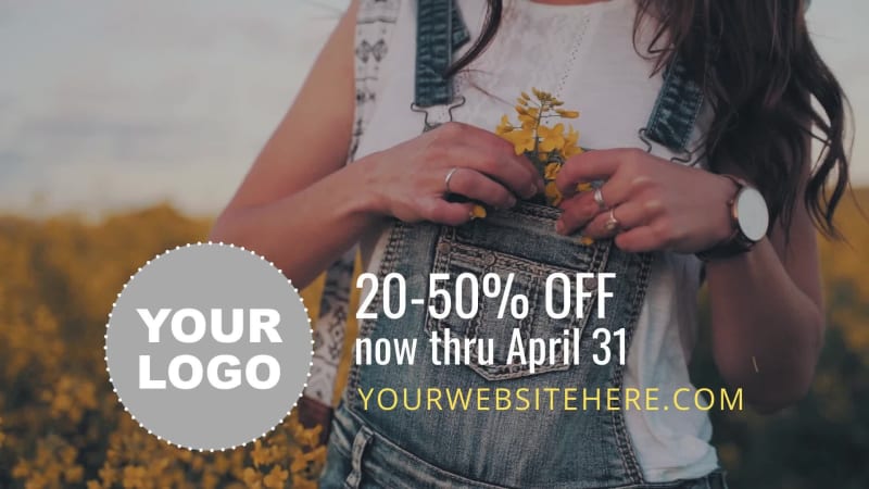 SPRING SALE at 12 seconds
