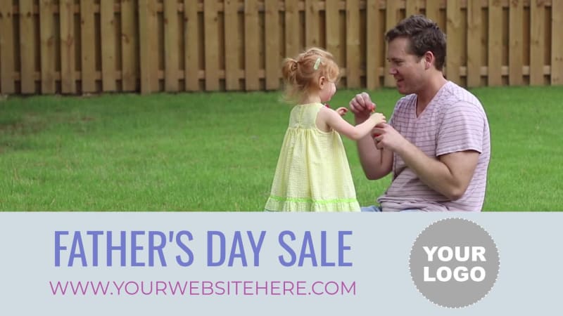 FATHER'S DAY at 12 seconds