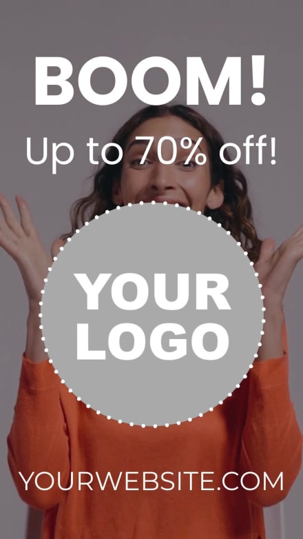 BOOM SALE at 13 seconds