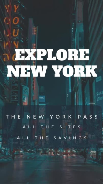 EXPLORE NEW YORK at 13 seconds