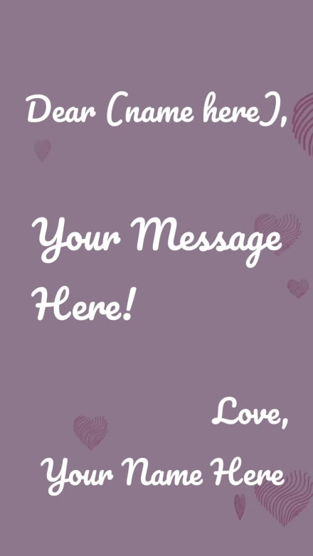VALENTINE'S MESSAGE at 13 seconds