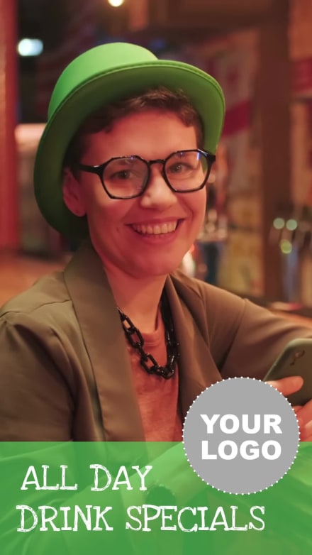 GREEN HAT at 13 seconds