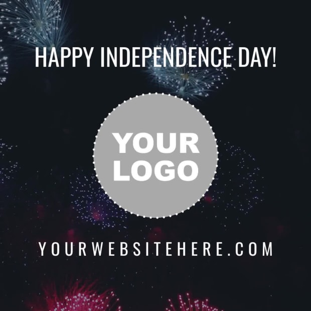 HAPPY 4TH at 13 seconds