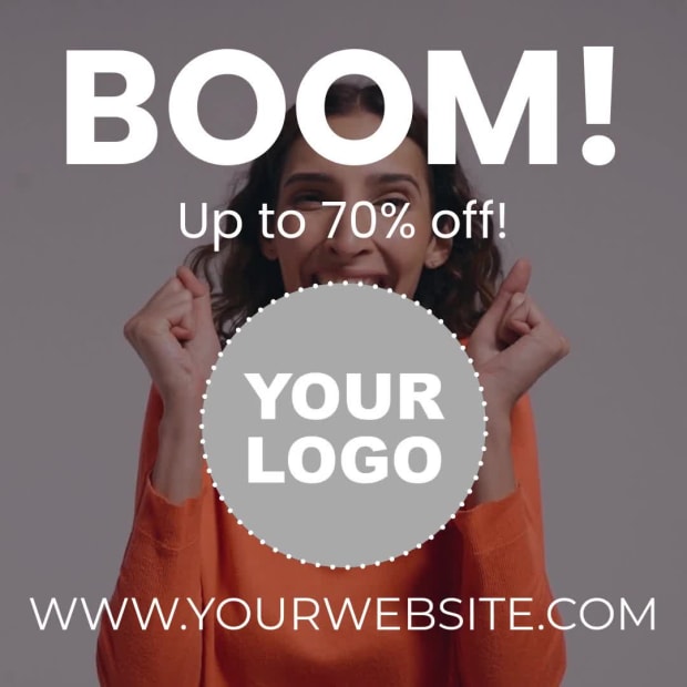 BOOM SALE at 13 seconds