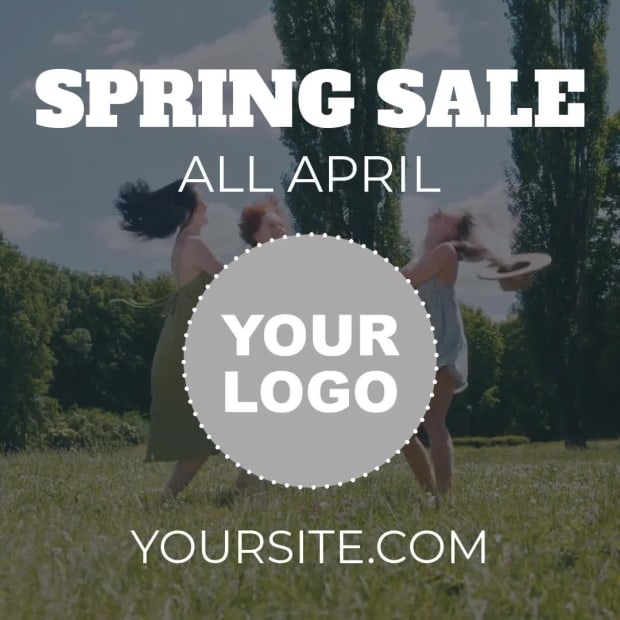 SPRING IS HERE at 13 seconds