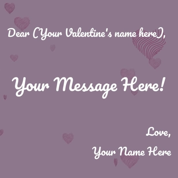 VALENTINE'S MESSAGE at 13 seconds