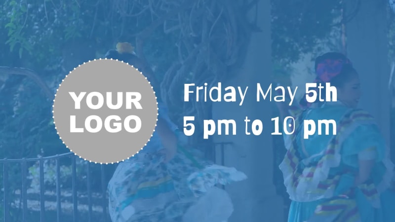 CELEBRATE CINCO DE MAYO at 13 seconds