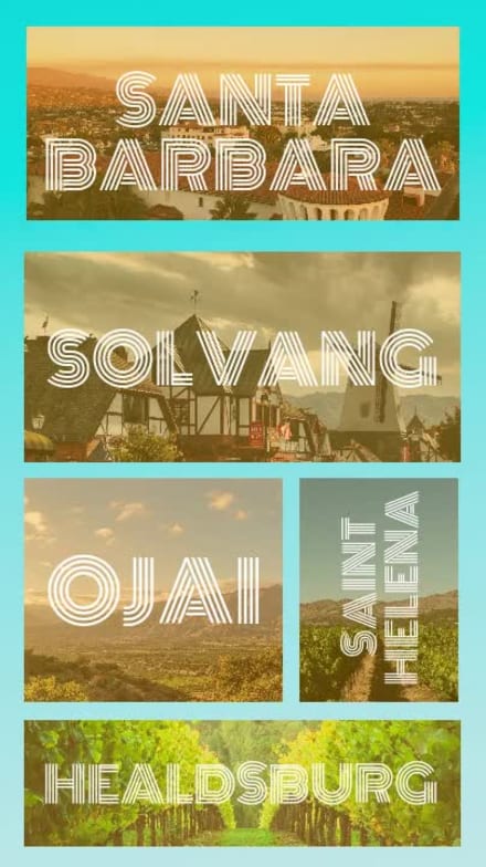 FIVE IMAGE COLLAGE at 15 seconds