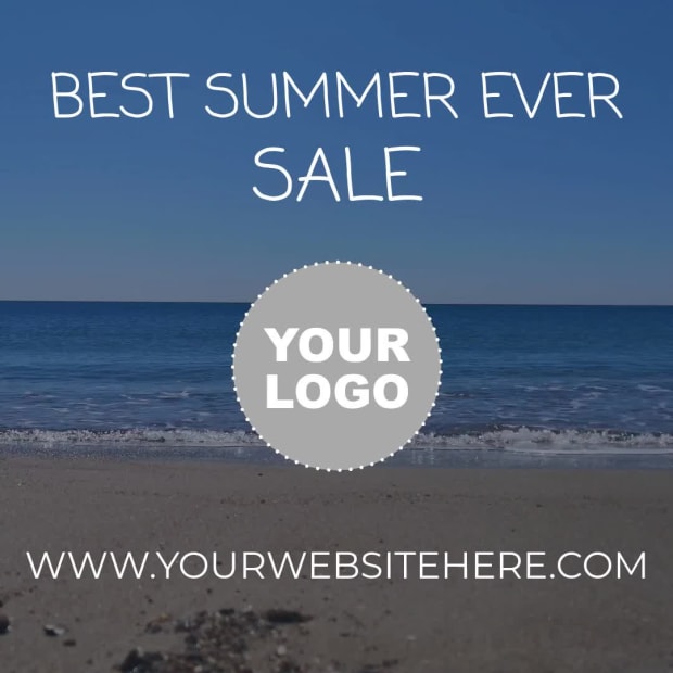 SUMMER SALE at 16 seconds