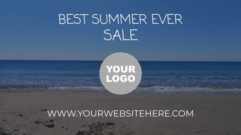SUMMER SALE at 16 seconds