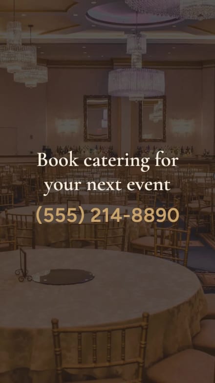 CATERING at 18 seconds