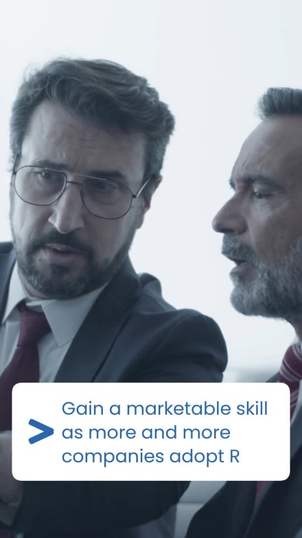 LEARN R at 18 seconds