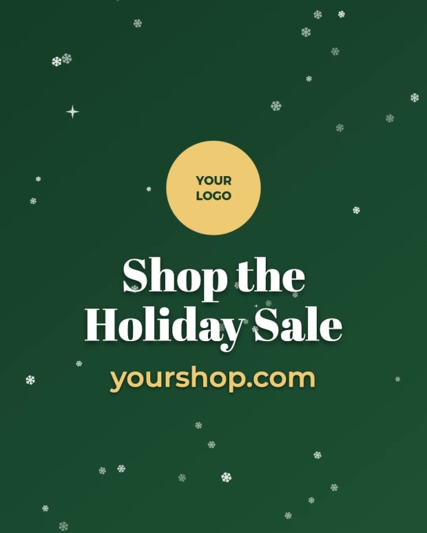 SNOWFALL HOLIDAY SALE at 18 seconds