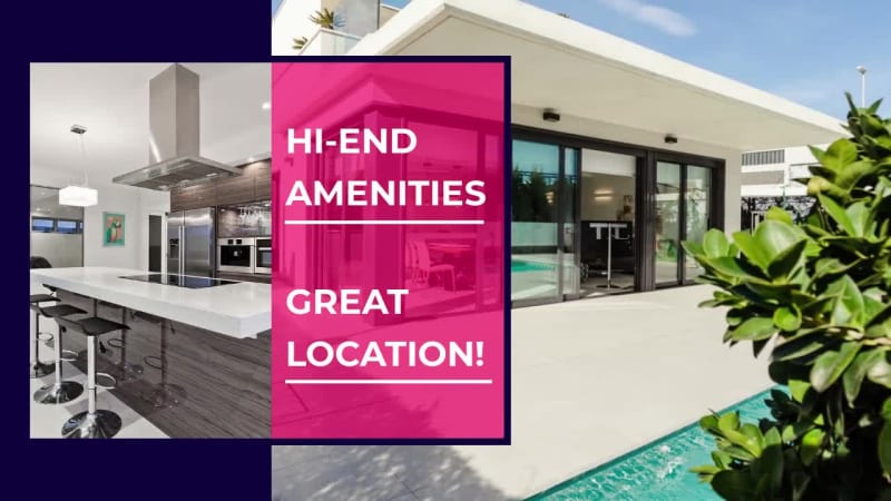 VACATION RENTAL at 18 seconds