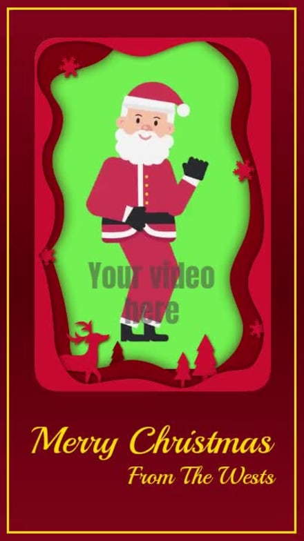 VIDEO XMAS CARD at 2 seconds