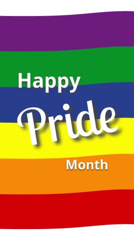PRIDE MONTH at 2 seconds
