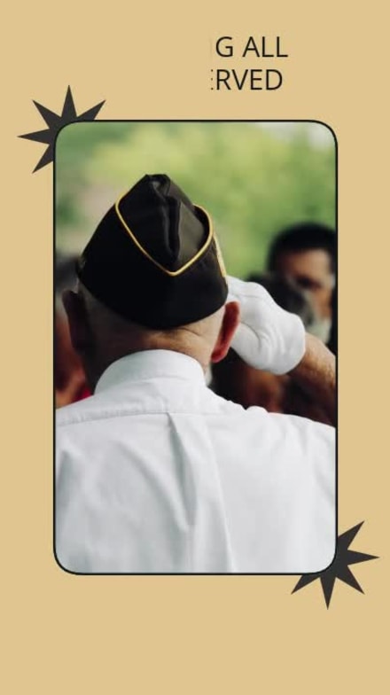 SALUTING at 2 seconds