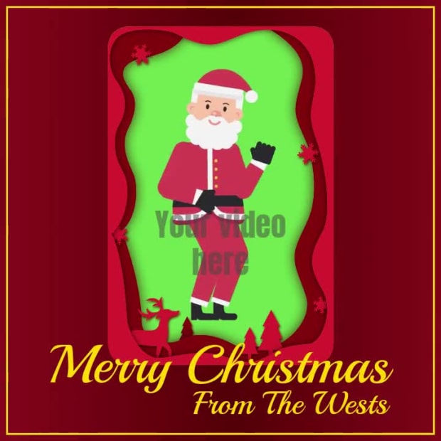 VIDEO XMAS CARD at 2 seconds