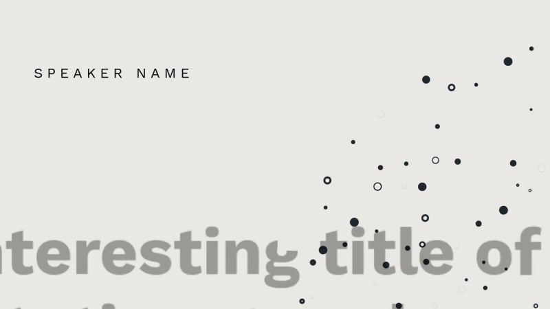 MINIMALIST ANNOUNCEMENT at 2 seconds