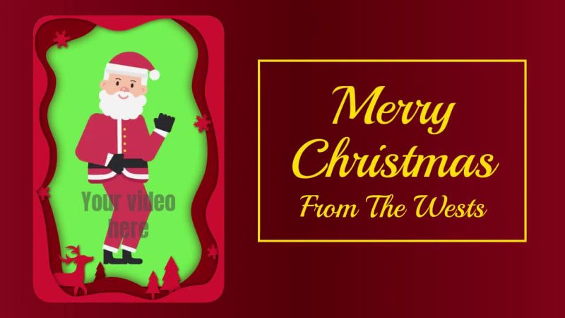VIDEO XMAS CARD at 2 seconds