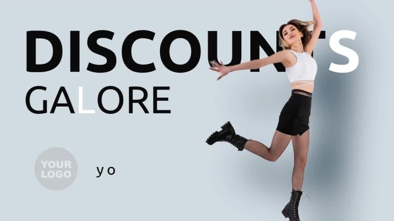DISCOUNTS GALORE at 2 seconds