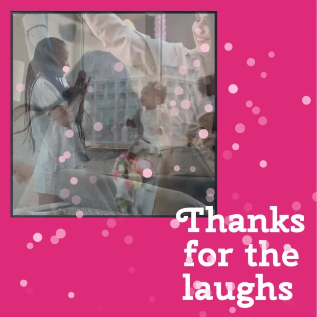 LAUGH WITH MOM at 2 seconds