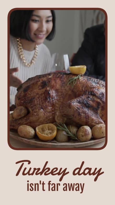 TURKEY DAY MENU at 2 seconds