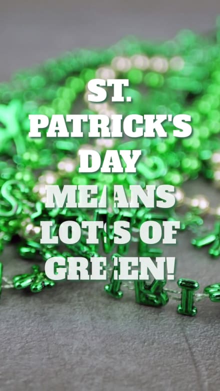 ST. PAT'S SALE! at 2 seconds