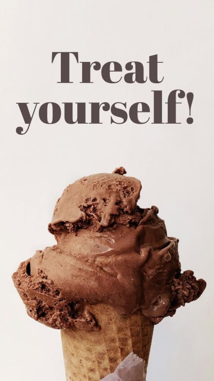 TREAT YOURSELF at 2 seconds