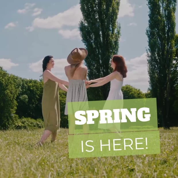 SPRING IS HERE at 2 seconds