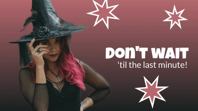 HALLOWEEN COSTUME at 2 seconds
