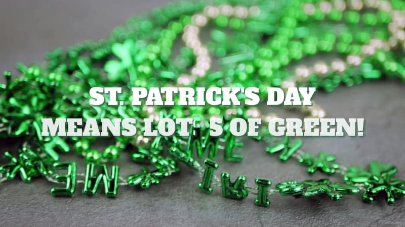 ST. PAT'S SALE! at 2 seconds