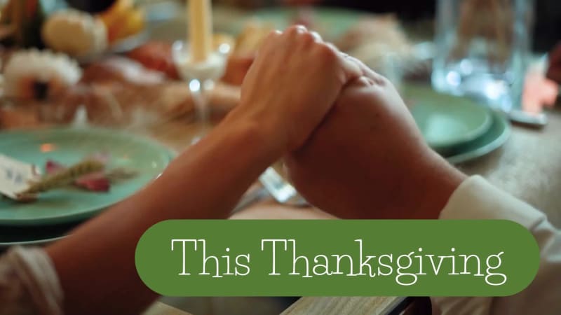 THIS THANKSGIVING at 2 seconds