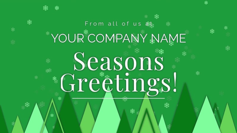SEASONS GREETINGS! at 2 seconds