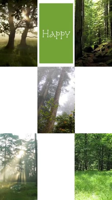 TIC TAC TOE VIDEO COLLAGE at 3 seconds