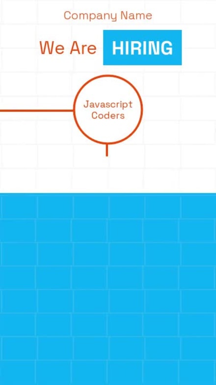 WE ARE HIRING at 3 seconds