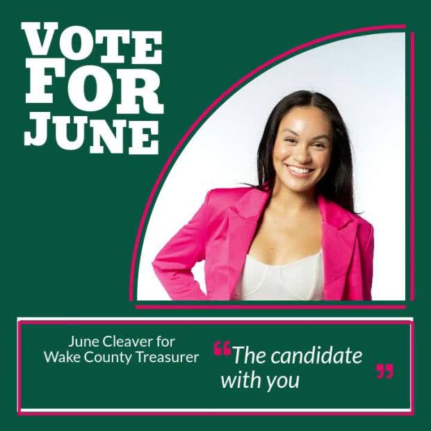 VOTE FOR JUNE at 3 seconds