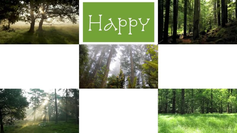 TIC TAC TOE VIDEO COLLAGE at 3 seconds