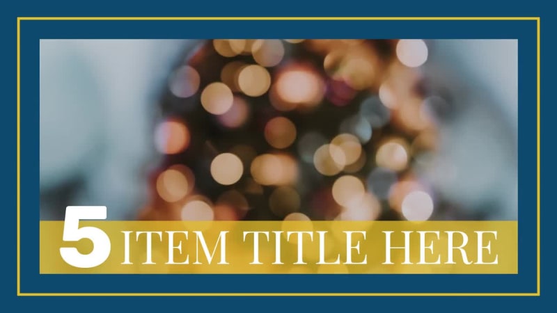 5 GREAT GIFT IDEAS at 23 seconds
