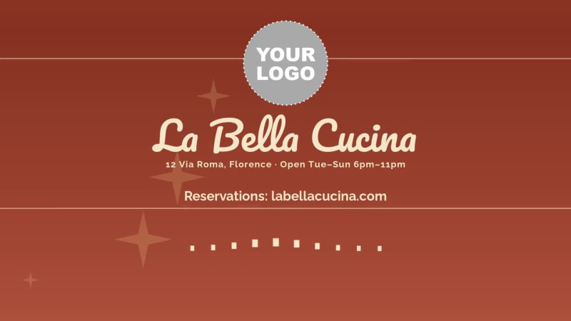 LA BELLA CUCINA at 28 seconds