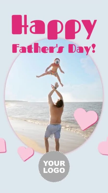 HEARTY FATHER'S DAY at 3 seconds