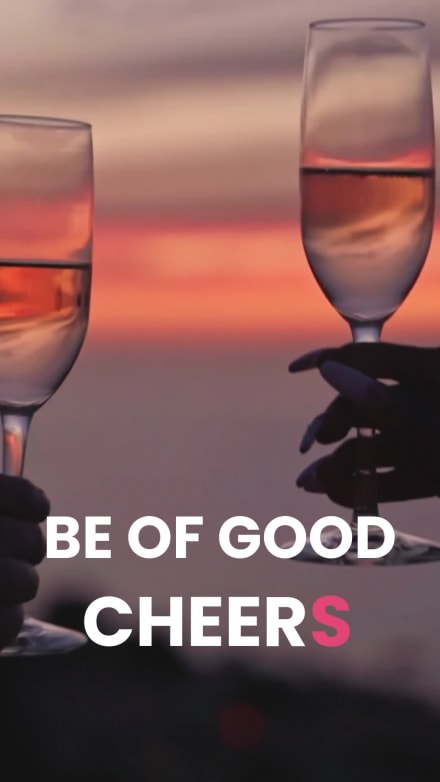 BE OF GOOD CHEERS at 3 seconds
