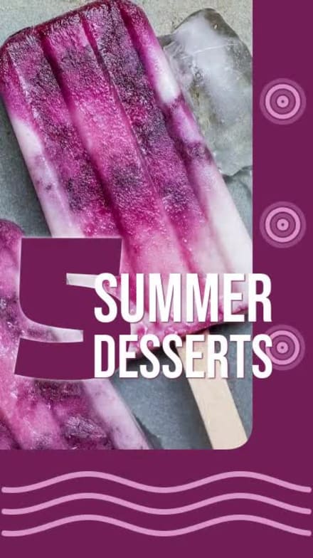 5 SUMMER DESSERTS at 3 seconds